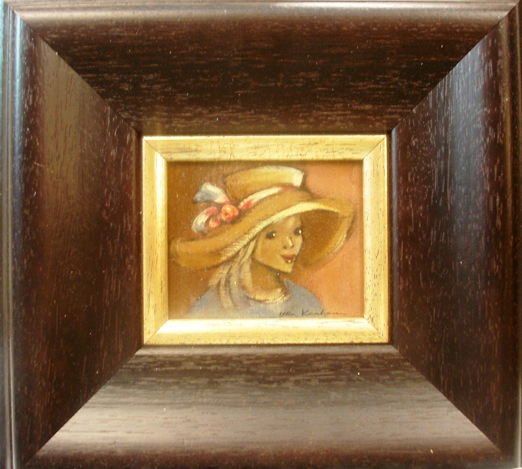 Hattupäinen tyttö ©Ulla Kauhanen