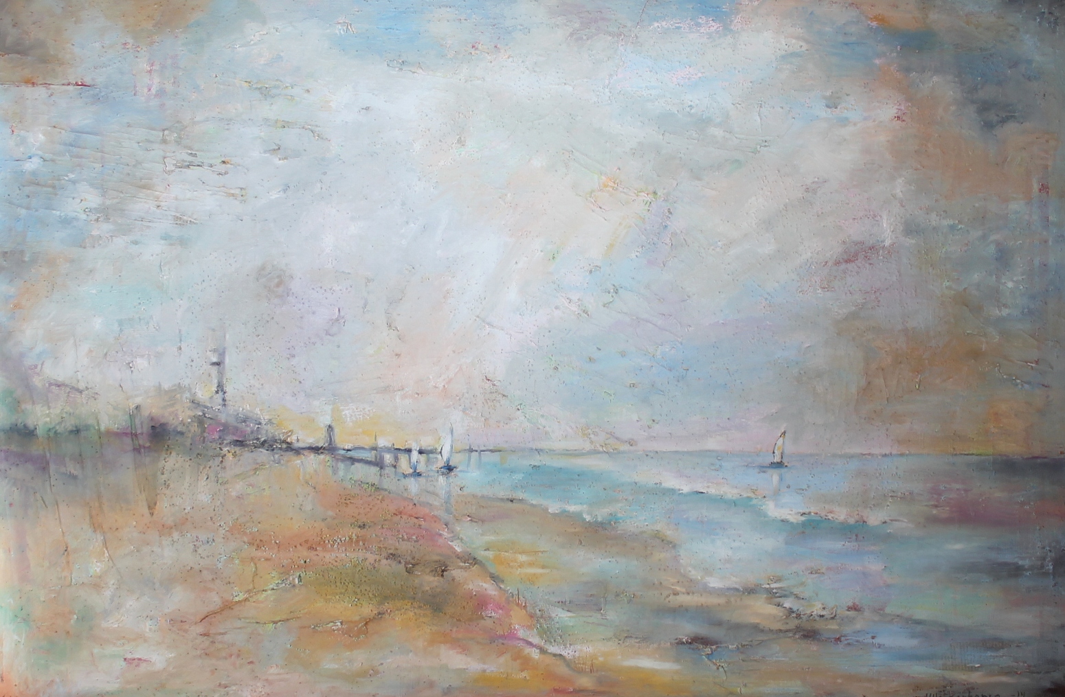 ulla kauhanen merimaisema öljyväri