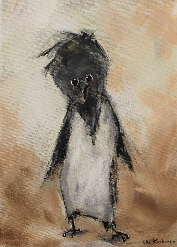 Hieno neiti, Ulla Kauhanen, suomalaista taidetta, Ullakauhanen.fi