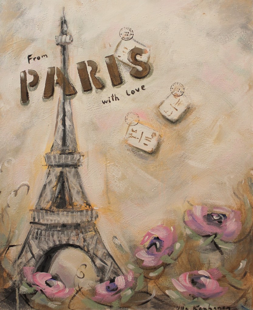 Pariisi-sarjaa 3, Ulla Kauhanen, suomalaista taidetta, Ullakauhanen.fi