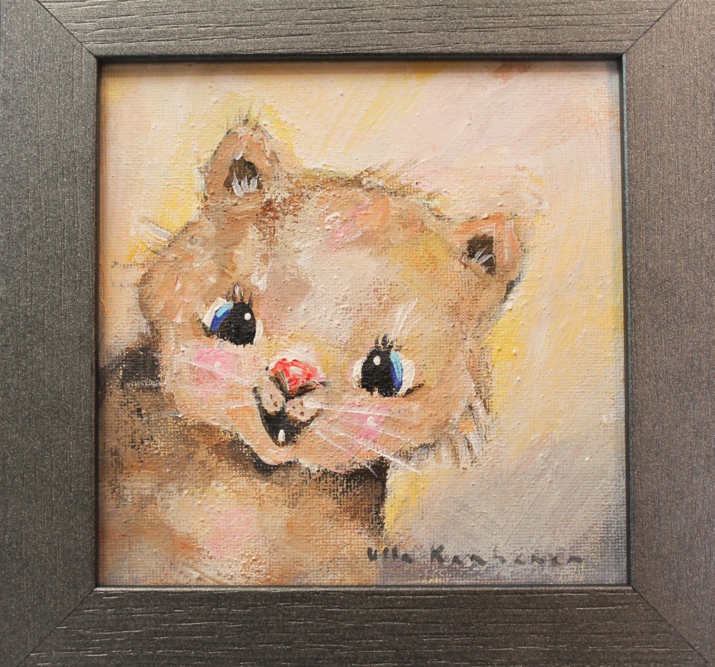 Kukkuu, osta kotimaista taidetta edullisesti Ulla Kauhanen, ullakauhanen.fi.JPG