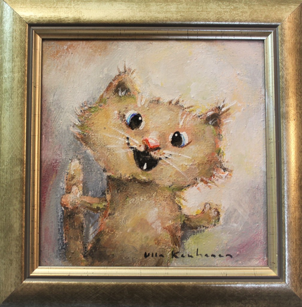 Peukut pystyyn, osta kotimaista taidetta edullisesti Ulla Kauhanen, ullakauhanen.fi.JPG