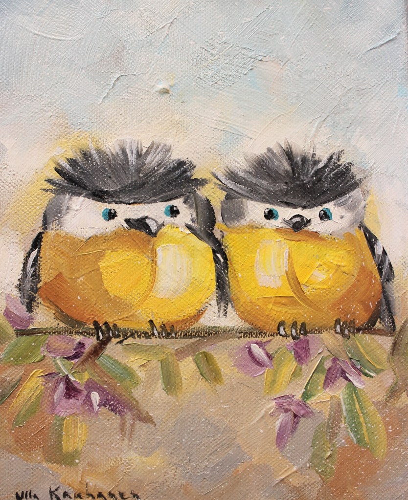 Tipuseni. 150,- (18x24), osta kotimaista taidetta edullisesti Ulla Kauhanen, lahjaideoita, lahja valmistuvalle, syntymäpäivälahja, taulu lahjaksi, ullakauhanen.fi